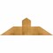 Ekena Millwork Portland Rough Sawn Timber Gable Bracket, Western Red Cedar, 36"W x 12"H x 4"D x 6"F, 8/12 Pitch GBW036X12X0406POR00RWR - alternate 1